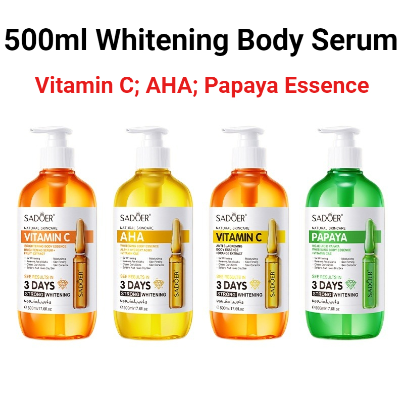 Azelaic Acid Serum - SADOER AHA Essence Corporelle Éclaircissante 500ml