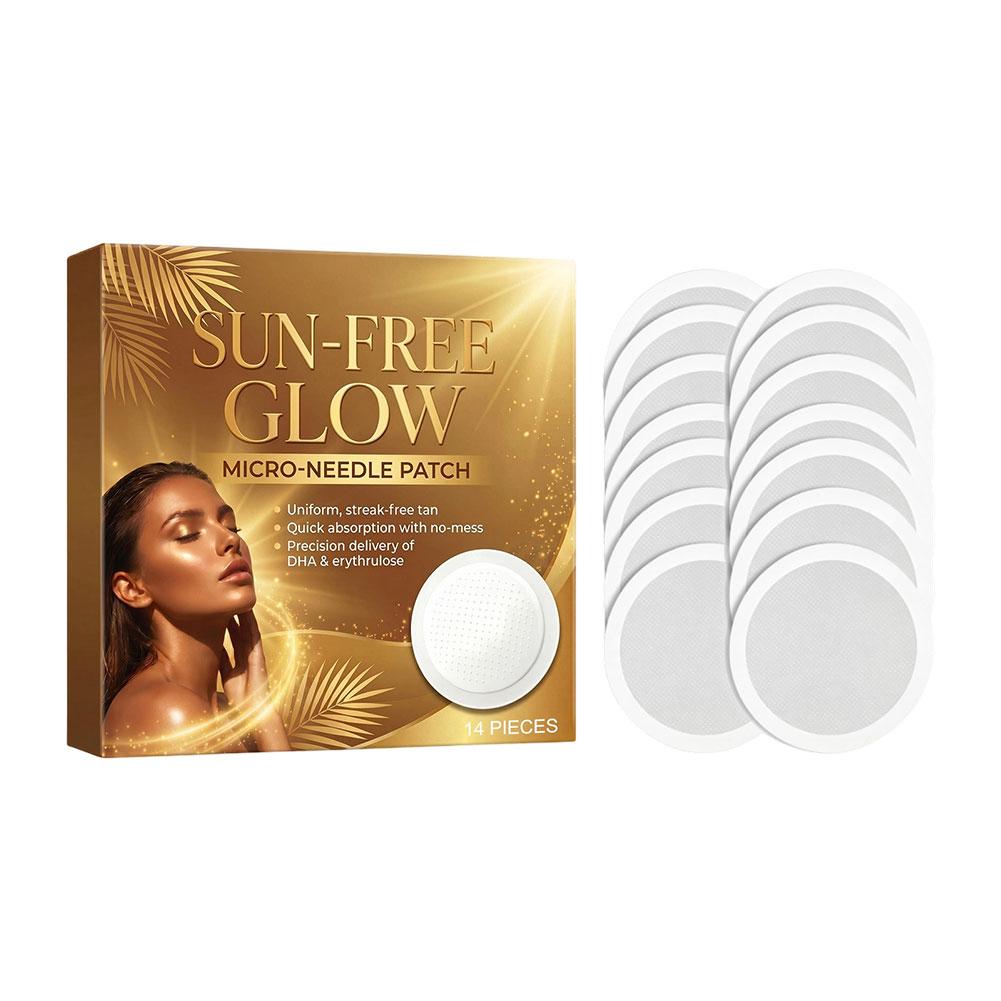 Skincare Glow Glowing - 14 Patchs Autobronzants à Micro-Aiguilles DHA