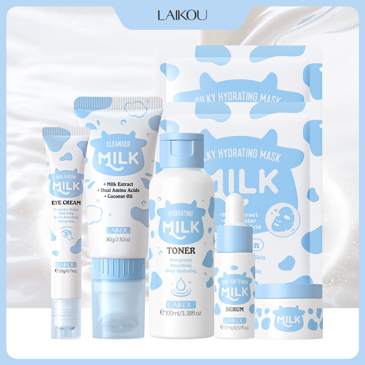 Skincare Glow Glowing - LAIKOU – Coffret Soin Hydratant au
